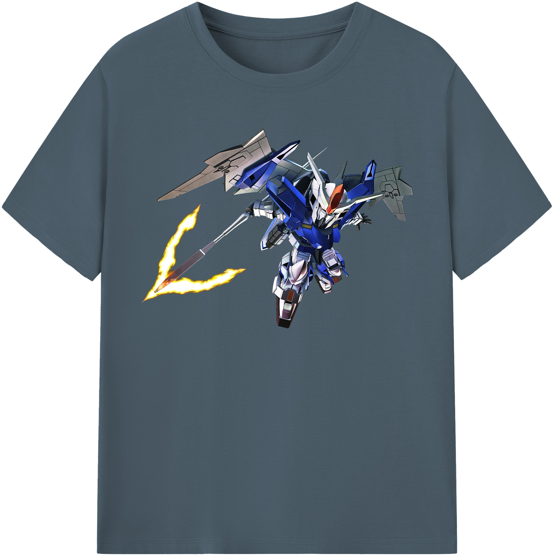 （画像用） 機動戦士ガンダム Mobile Suit Gundam 綿100％半袖Tシャツ（フロントプリント）